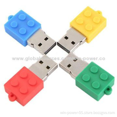 Cute USB Flash Drives, Portable Mini PVC with CE/FCC/RoHS Marks, Good Gift for Kids